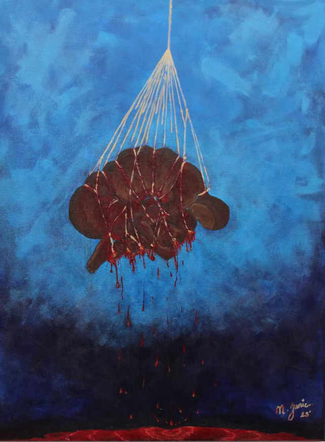 Black artist Mojun Fakoya's work