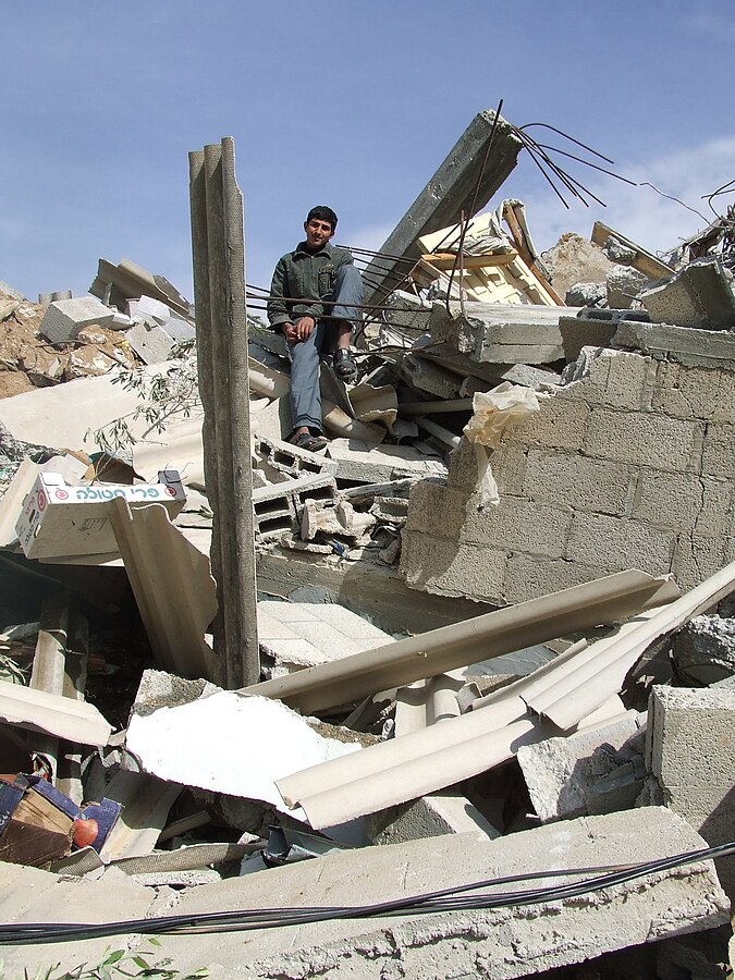 Israeli authorities carried out a large number of punitive destruction of Palestinian structures during the Second Intifada