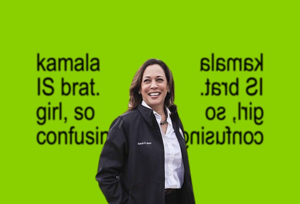 Kamala Harris brat meme