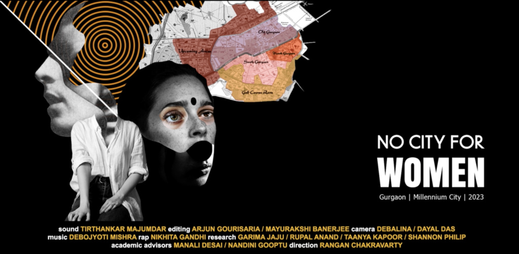 No City for Women poster, echoing the impact of Yugantar Film Collective.