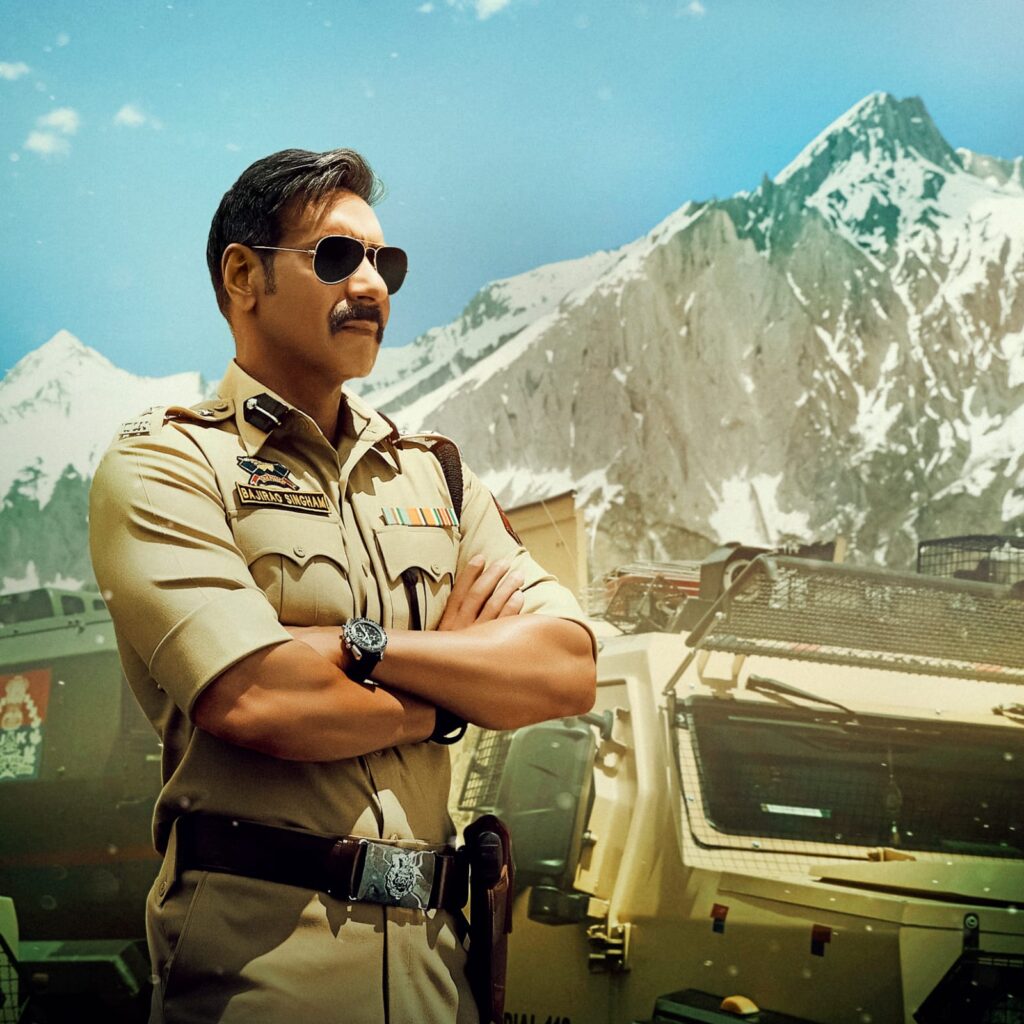 Ajay Devgan as Bajirao Singham in Singham Again.