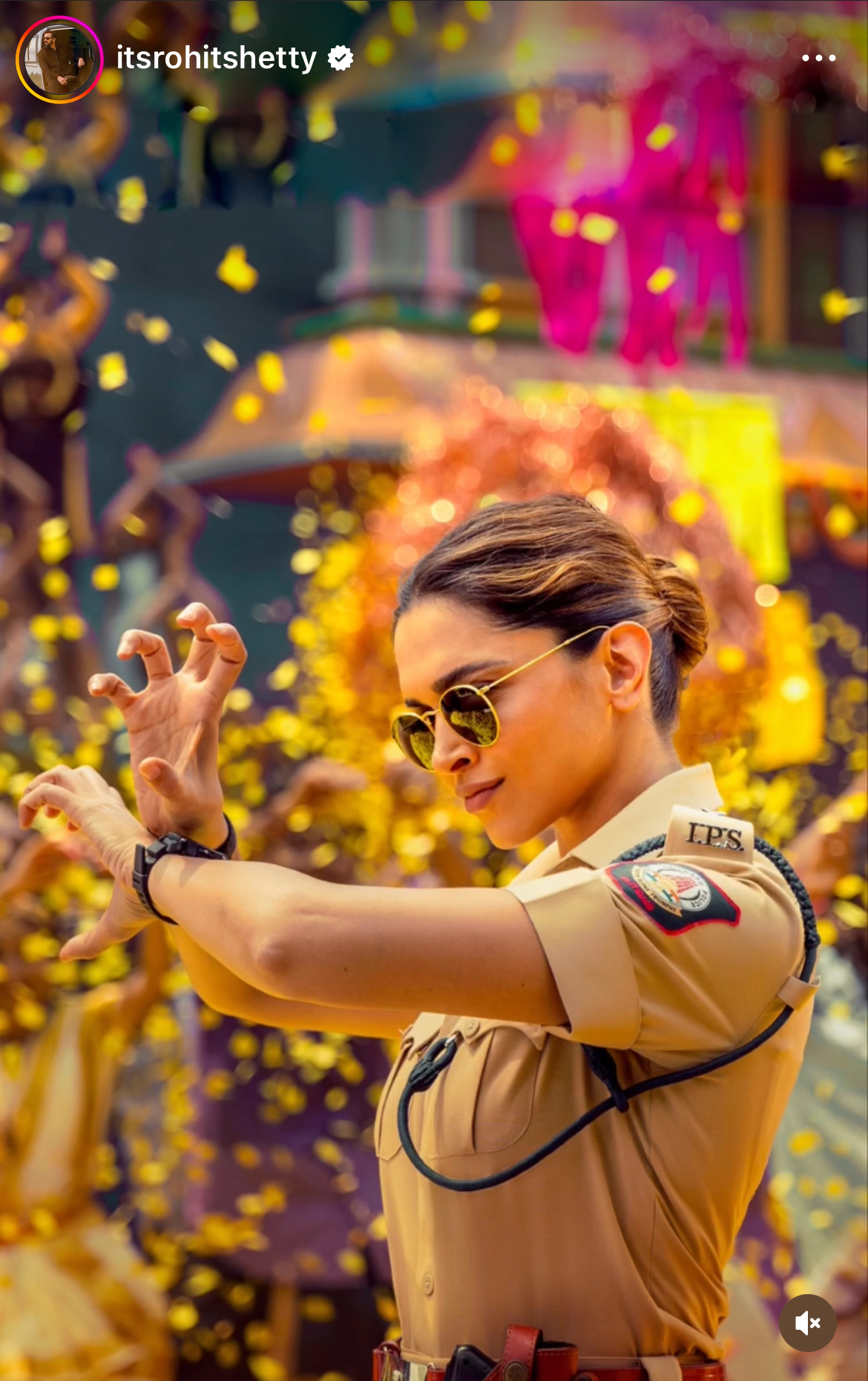 Deepika Padukone as Shakti Shetty in Singham Again.