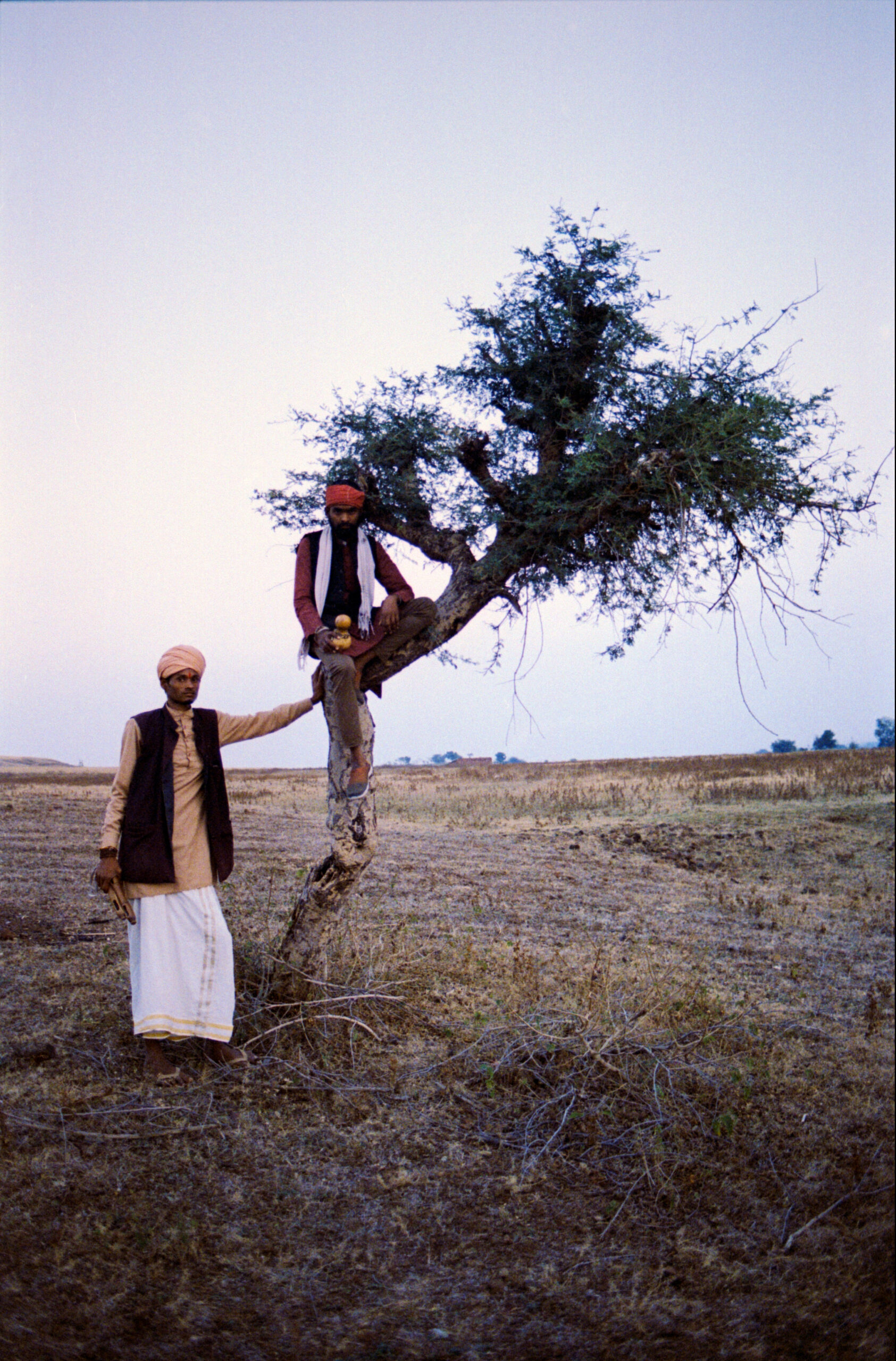 Dipak (l) and Bhola Harbola, featured on the song “Harbola Blues.” (Photo by Manish Khushalani)