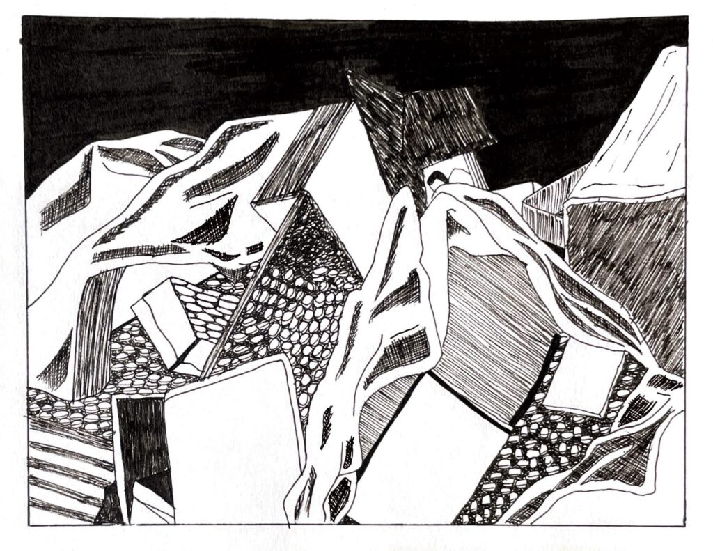 Illustration of the demolition of Best Bakery in India