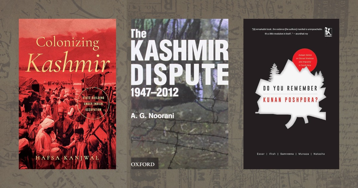 Three of the banned books on Kashmir