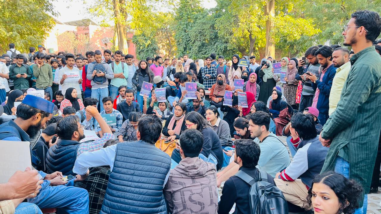 Jamia student protest